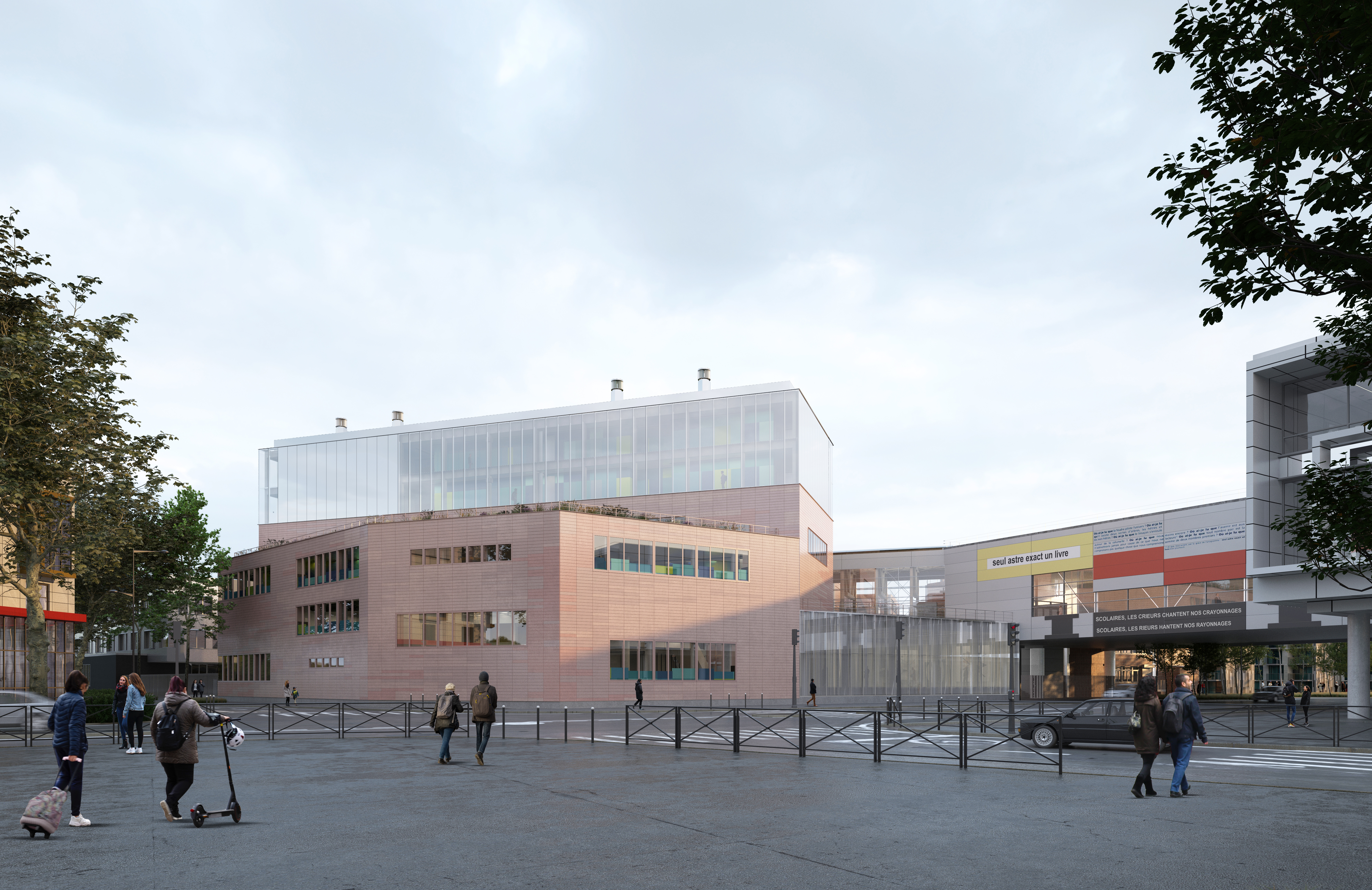 Restructuration des bâtiments A et G et création du bâtiment H  de l’université Paris 8