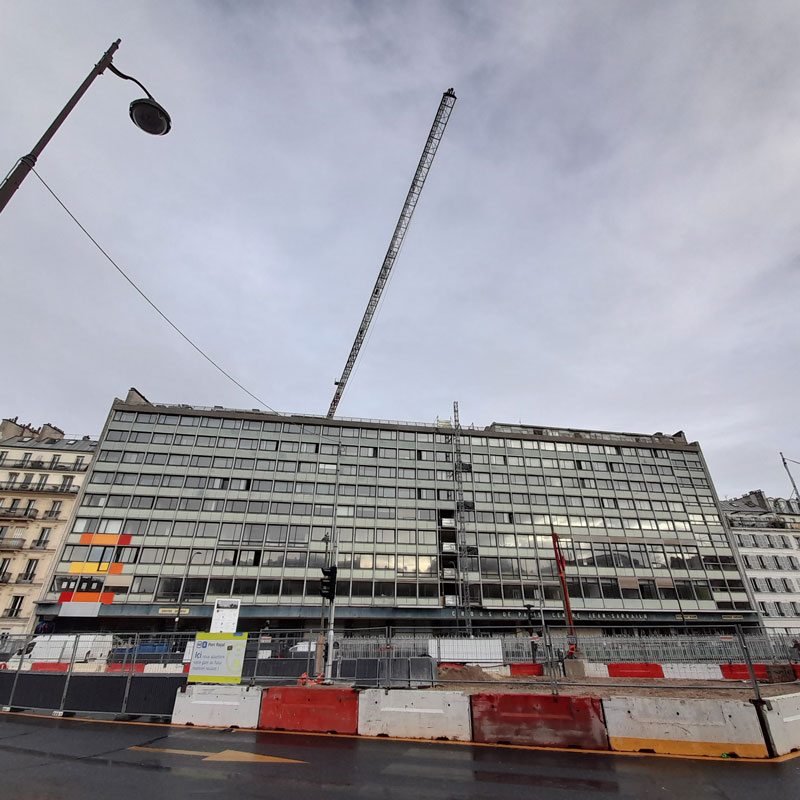Nouvelle étape sur le chantier du centre Jean Sarrailh (Crous de Paris)
