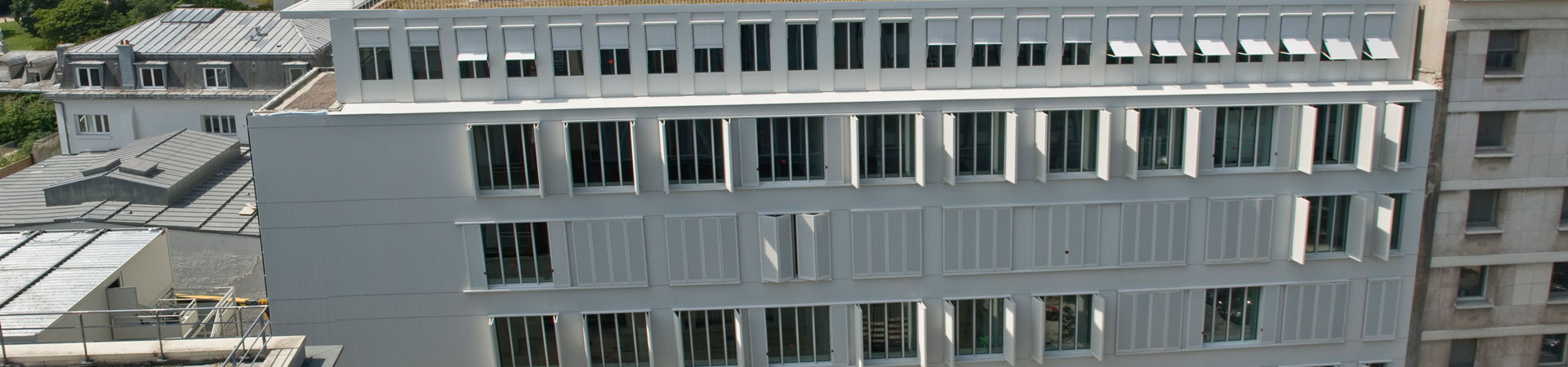 Construction du bâtiment de l'Institut de Physique du Globe de Paris (IPGP)-Ilot Cuvier