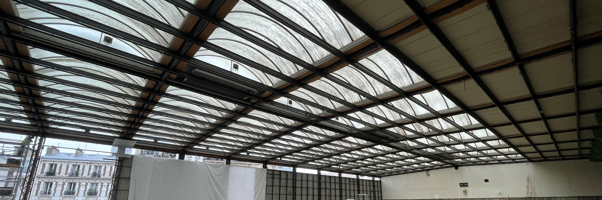 Visite du chantier de réhabilitation du centre Jean Sarrailh