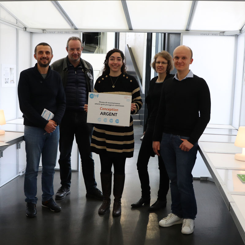 Niveau de reconnaissance argent démarche BDF atteint pour Mathstic (phase conception)