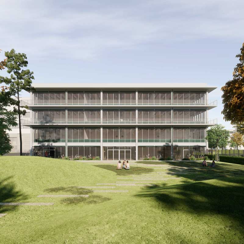 Démarrage du chantier de l'IUT sur le campus de CY Cergy Paris Université.